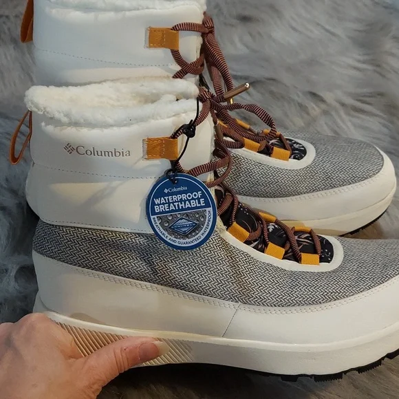 Women Snow Boots Size 12 Waterproof boots and faux fur NWT - Picture 3 of 12